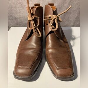 Vintage Gap Brown Leather Boots Women’s Size 10 Rare